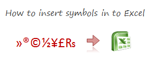 Insert Currency Symbols & Other Special Characters In Excel [Quick Tip ...